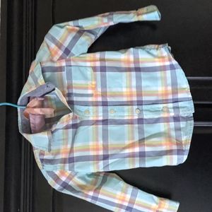 🐻4T, Oshkosh B'Gosh, plaid 100% cotton shirt